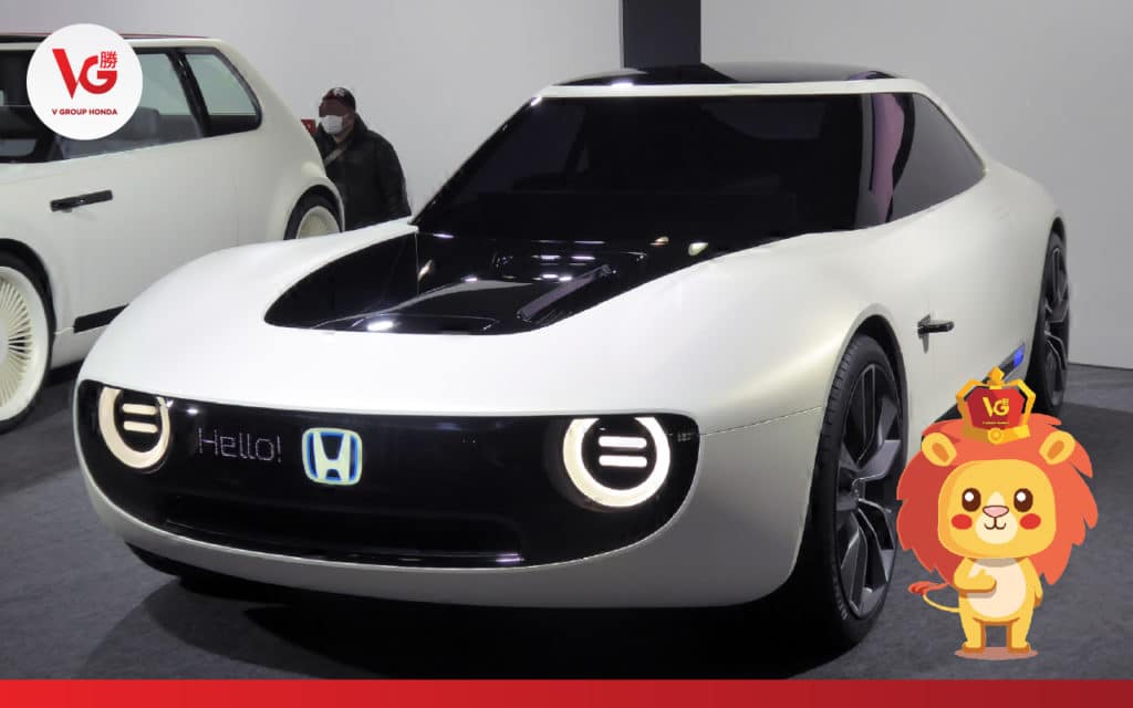 ไฟ LED ด้านหน้าของ Honda Sports EV Concept