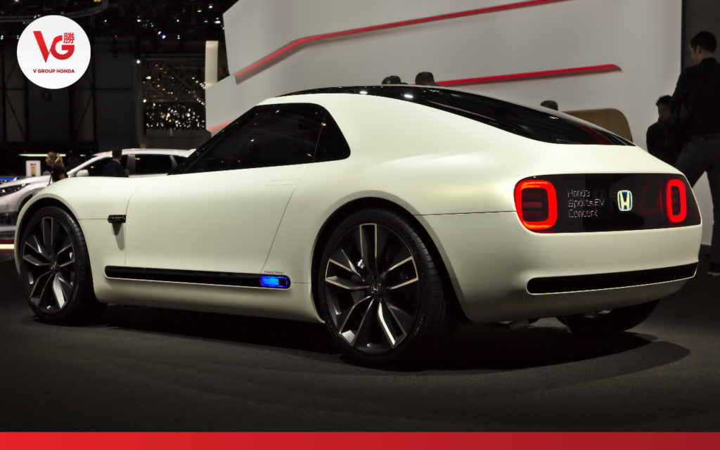 ไฟ LED ด้านหลังของ Honda Sports EV Concept