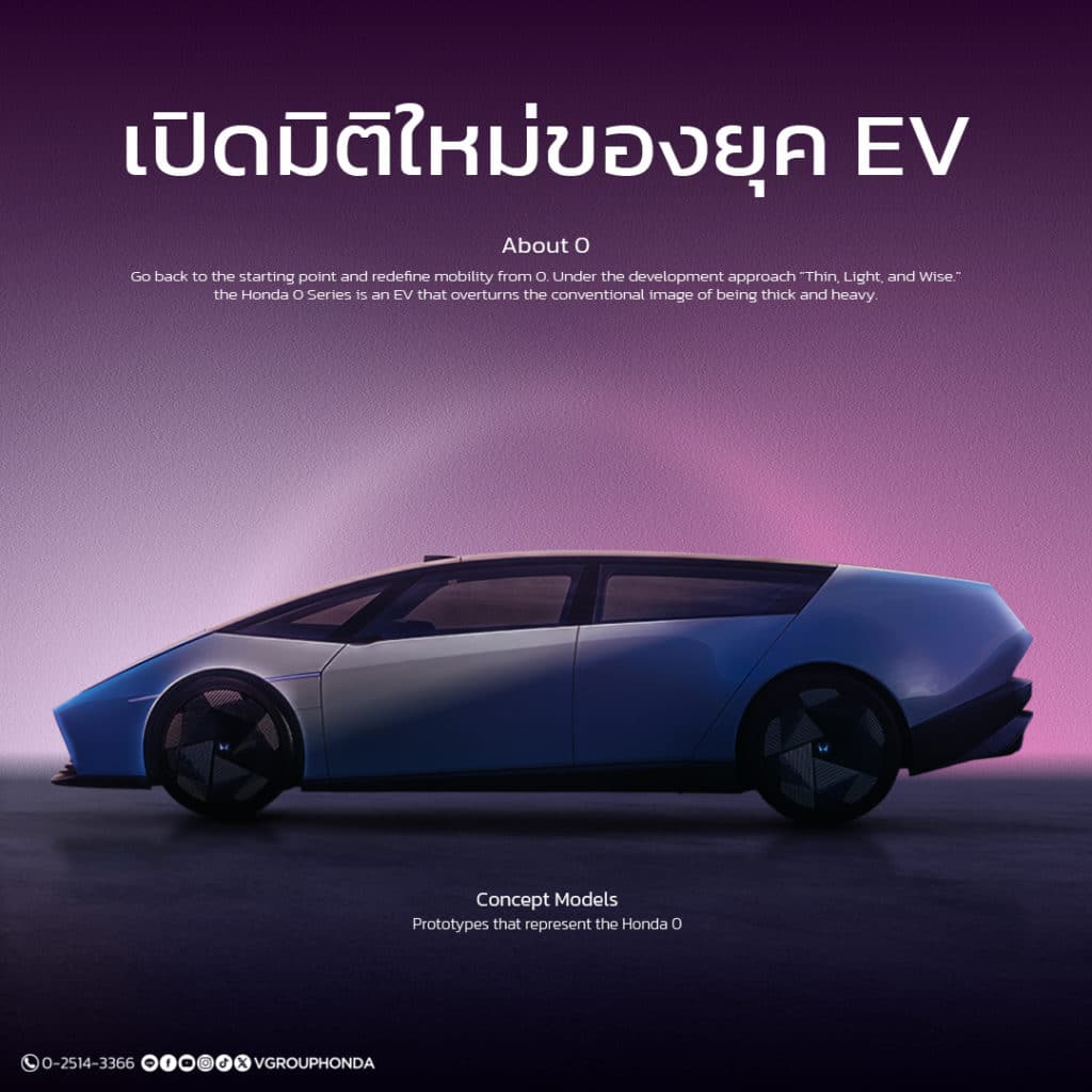 Honda 0 Series เปิดมิติใหม่ของยุค EV
