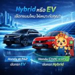 ￼ใครควรเลือก Hybrid ใครควรเลือก EV?